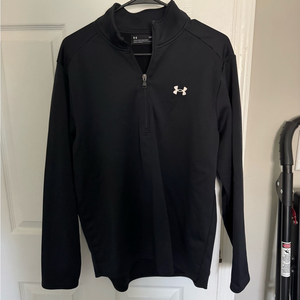 Under Armour Men's Black Quarter-Zip Performance Jacket